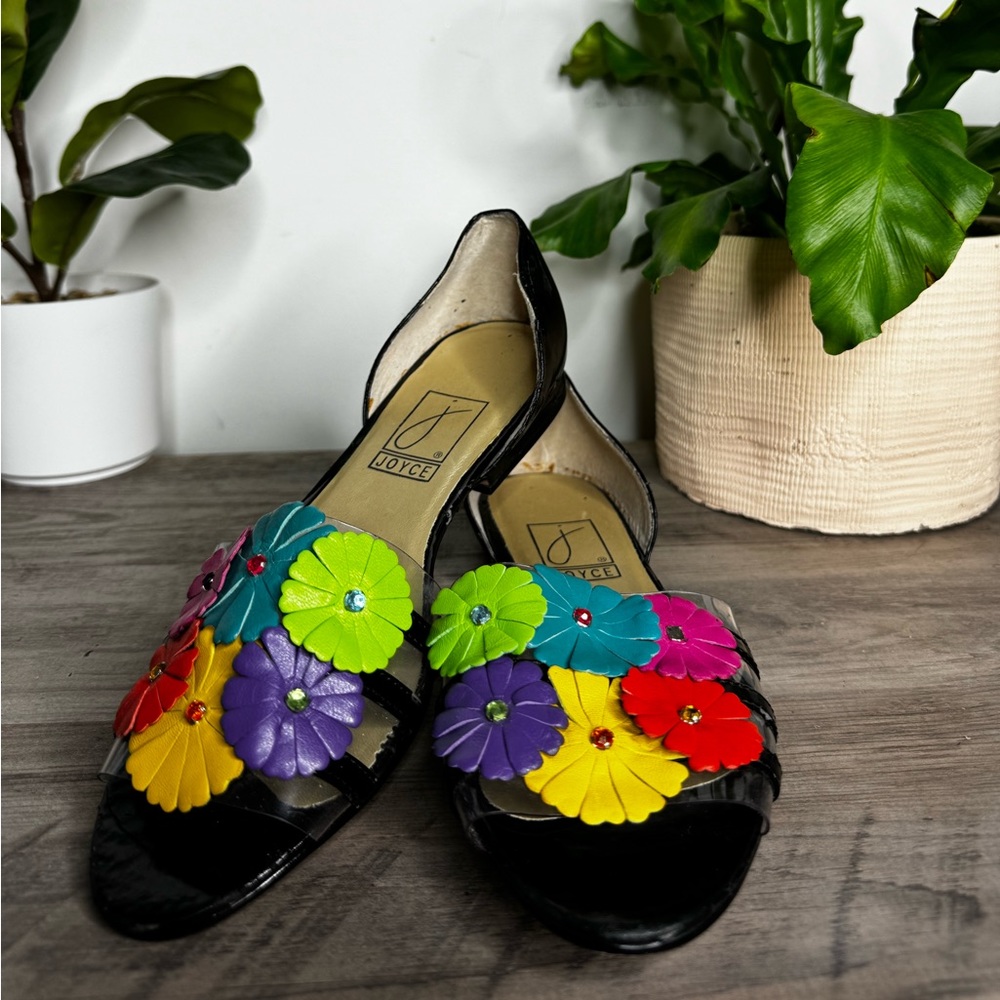 Vintage floral shoes